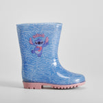 Bota de agua bebé morada STITCH