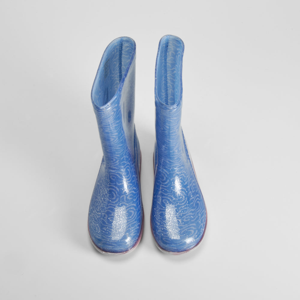 Bota de agua infantil morada STITCH
