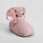 Zapatilla casa bota rosa STITCH