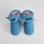 Zapatilla casa bota azul STITCH