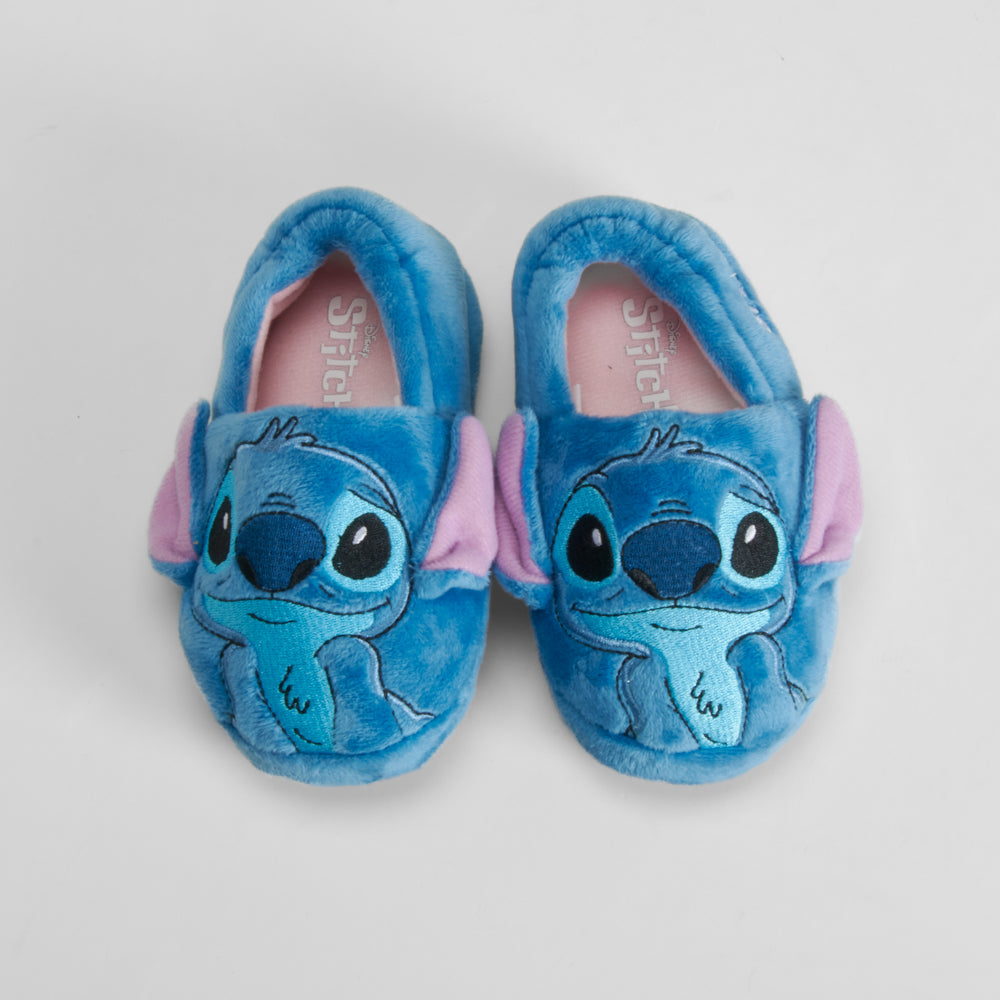 Zapatilla casa cerrada azul STITCH