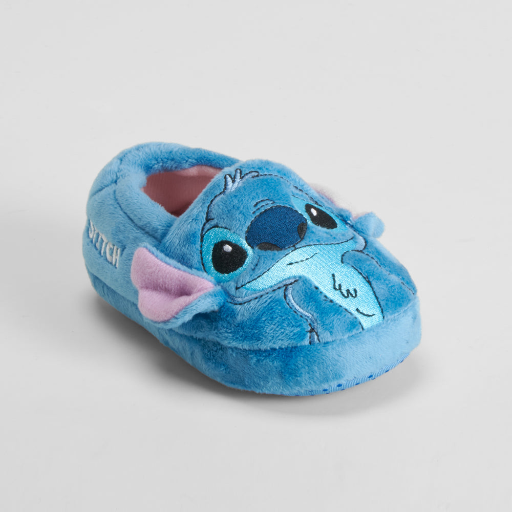 Zapatilla casa cerrada azul STITCH