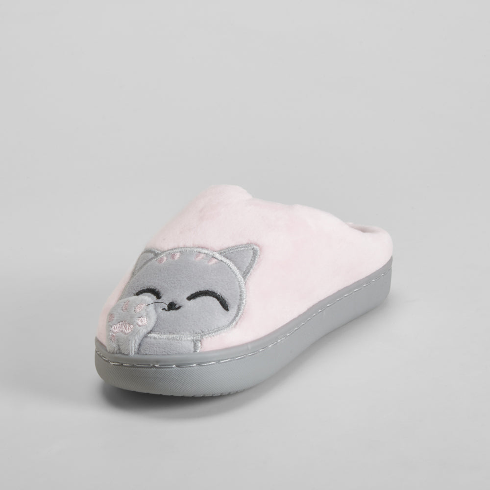 Zapatilla casa gato kids rosa OLYNE