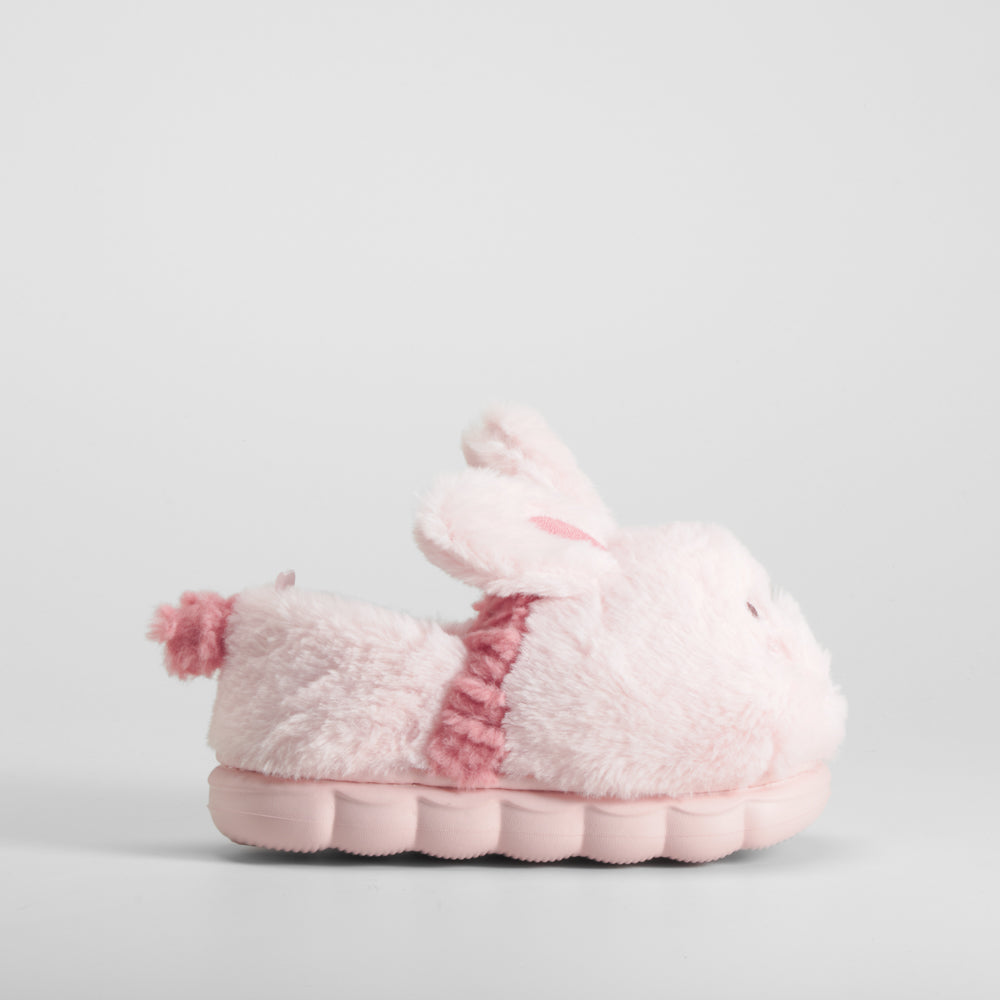 Zapatilla casa conejo rosa OLYNE
