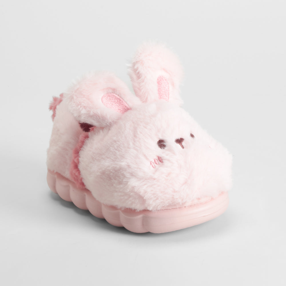 Zapatilla casa conejo rosa OLYNE