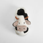 Zapatilla abierta vaca infantil blanca OLYNE