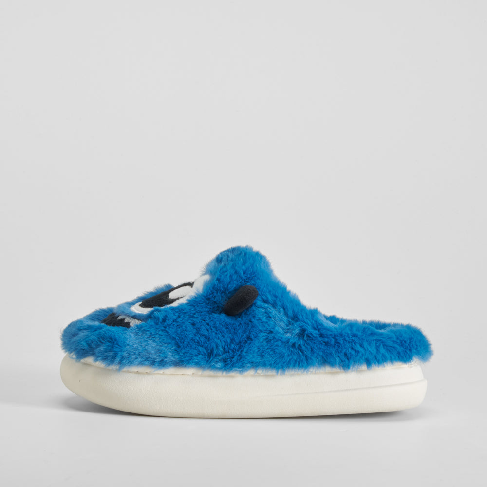 Zapatilla casa monstruo azul OLYNE