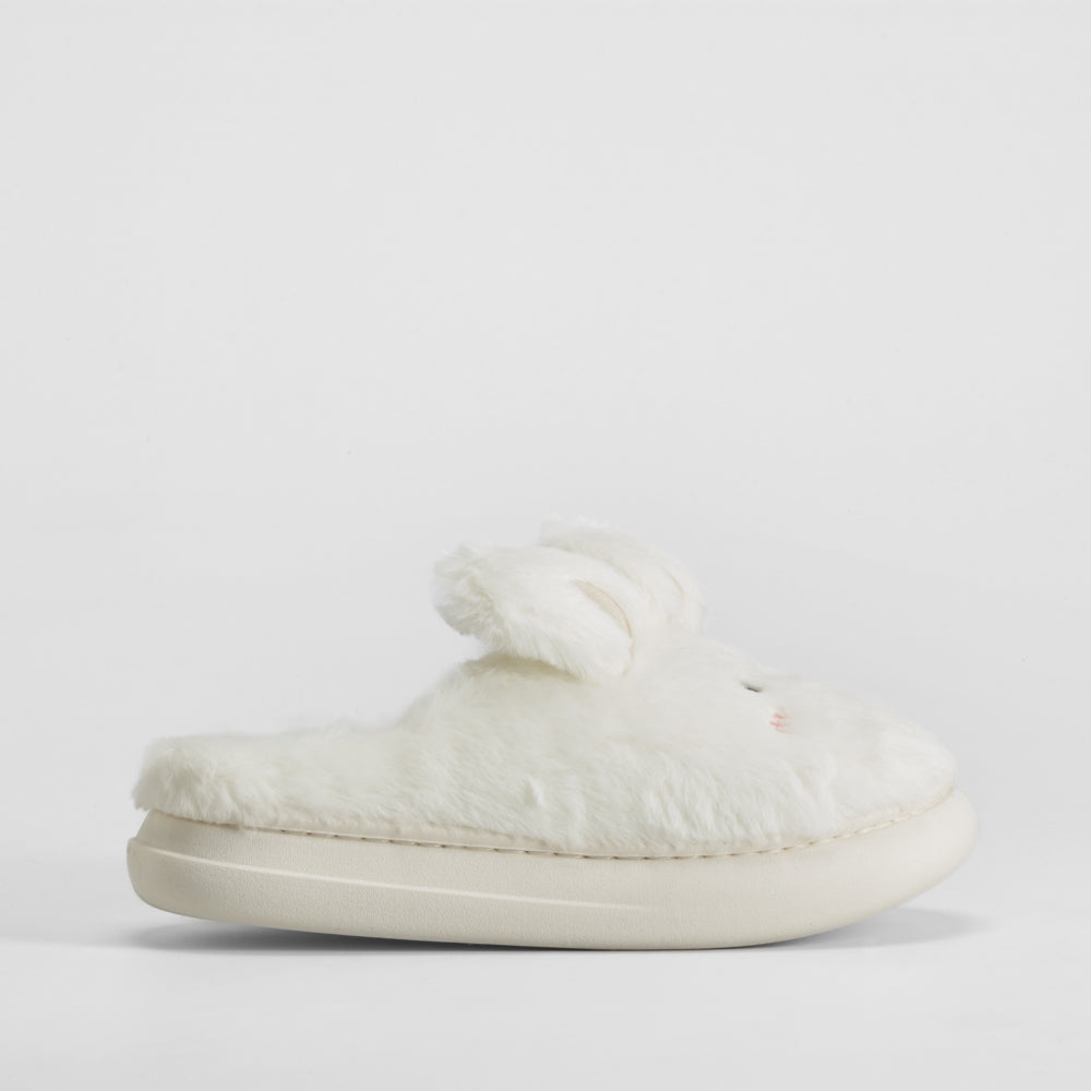 Zapatilla casa conejito blanca OLYNE