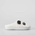 Zapatilla casa oso panda blanca OLYNE