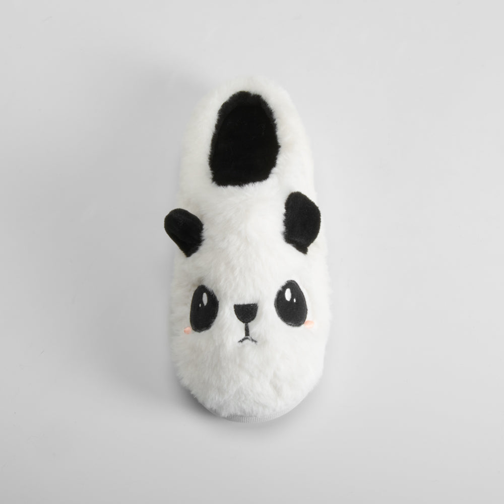 Zapatilla casa oso panda blanca OLYNE