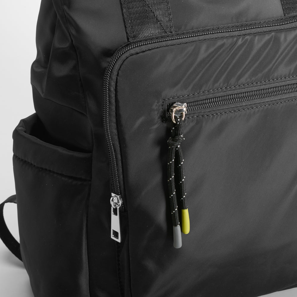 Mochila casual multiposición negra UTWO