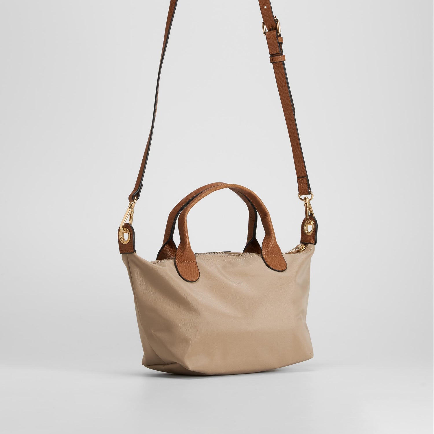 Bolso bandolera asa larga beige PICCOLA PIU