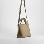 Bolso de mano tachuelas beige PICCOLA PIU