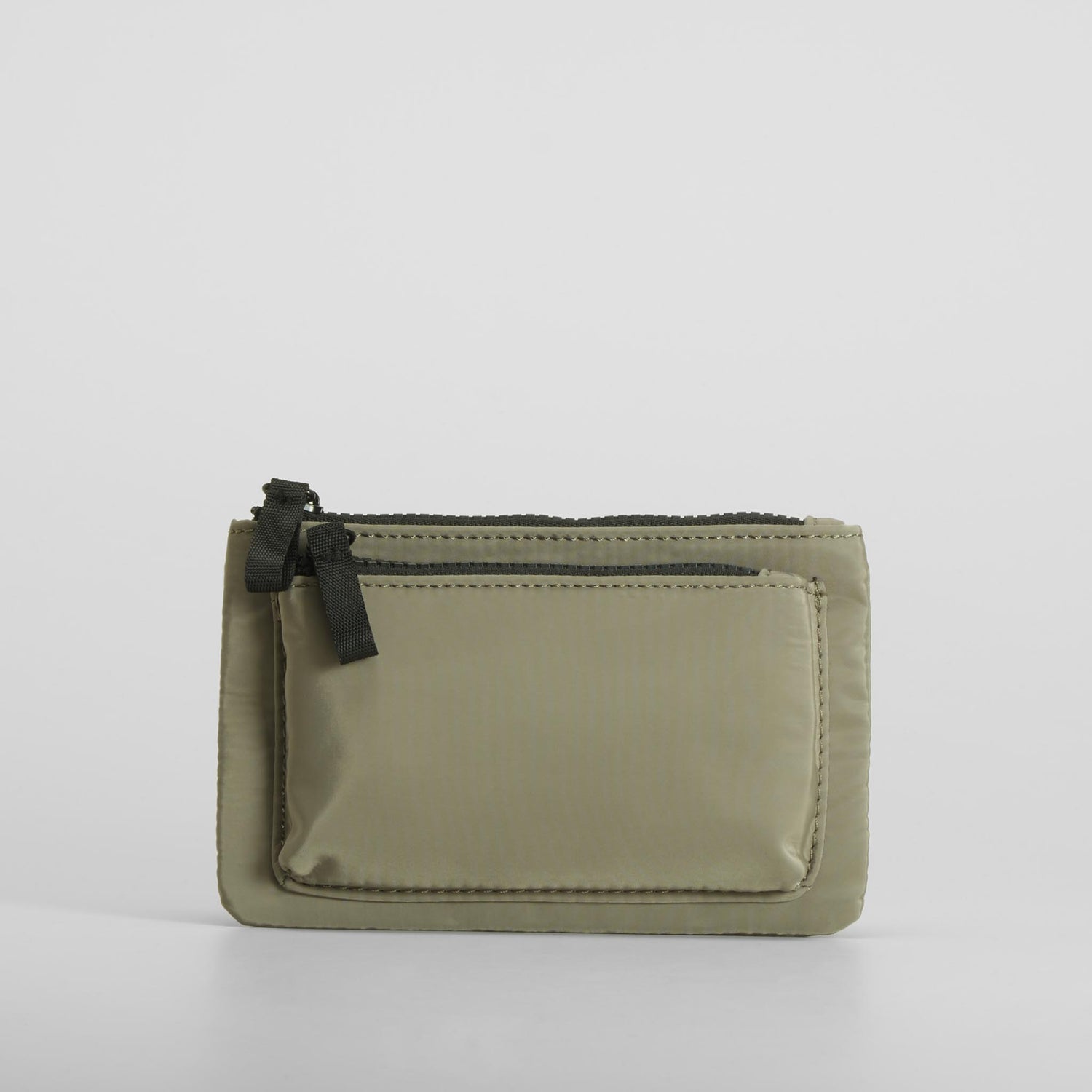 Monedero cremallera verde NYC