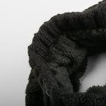 Cuello punto trenzado negro MERKAL