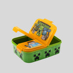 Sandwichera diseño bloques verde MINECRAFT