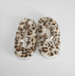 Calcetín slipper antideslizante leopardo MERKAL