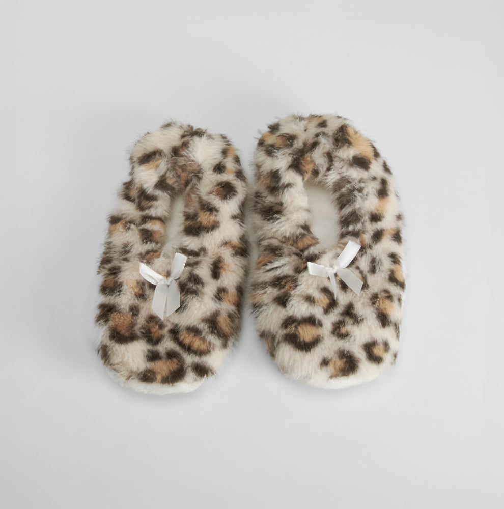 Calcetín slipper antideslizante leopardo MERKAL