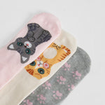 Pack 3 calcetines gatos multicolor MERKAL