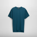 Camiseta cuello redondo manga corta azul UTWO