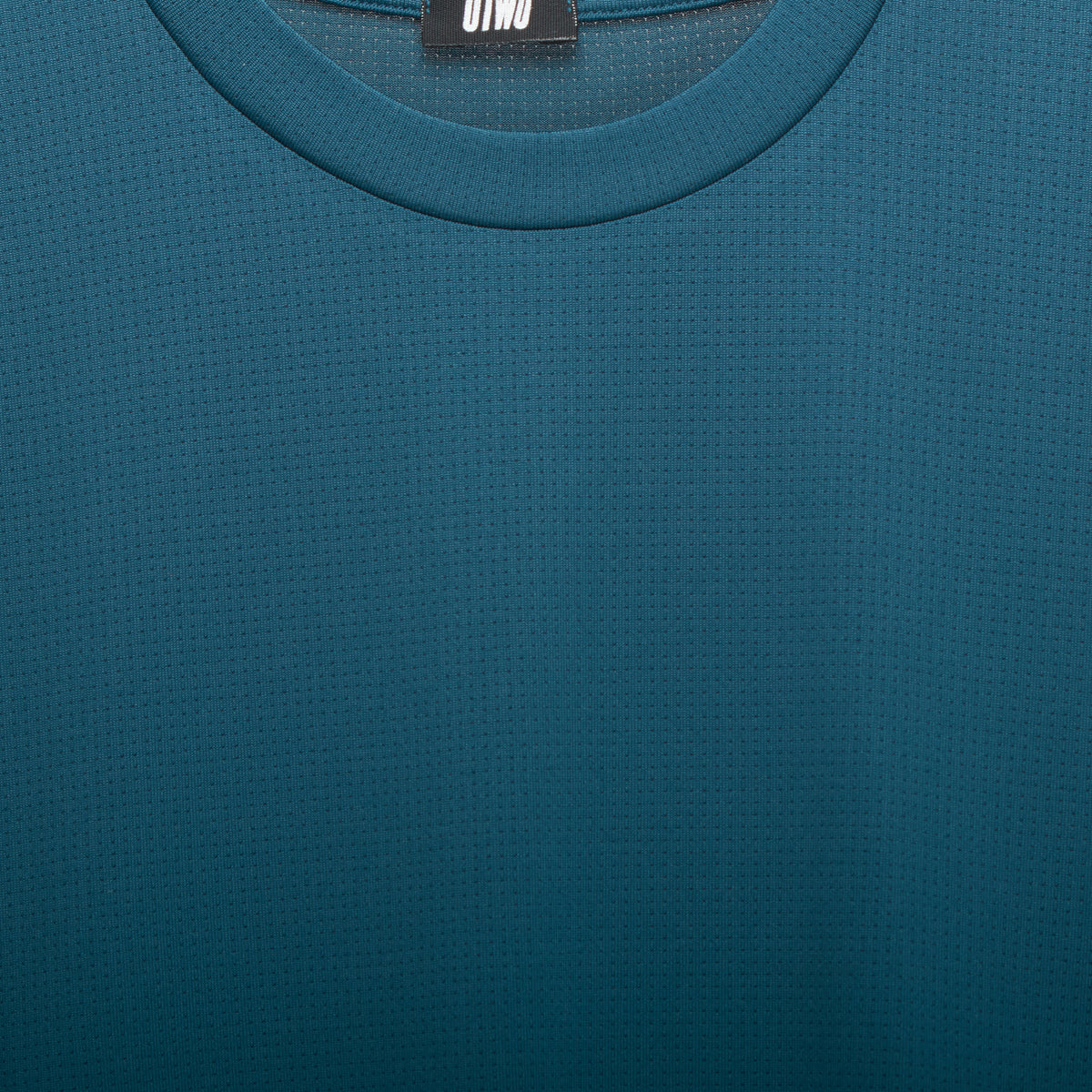 Camiseta cuello redondo manga corta azul UTWO