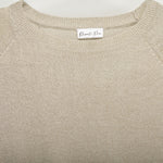 Jersey fino metalizado champagne oro PICCOLA PIU