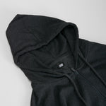 Sudadera con capucha y cremallera gris UTWO