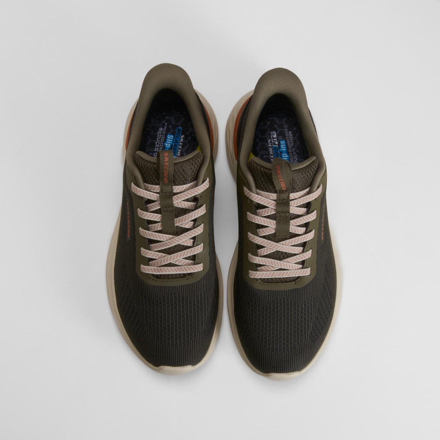 Zapatilla deportiva Slip-ins Garner verde SKECHERS