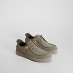Zapatilla lona casual slip in verde SKECHERS