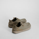 Zapatilla lona casual slip in verde SKECHERS
