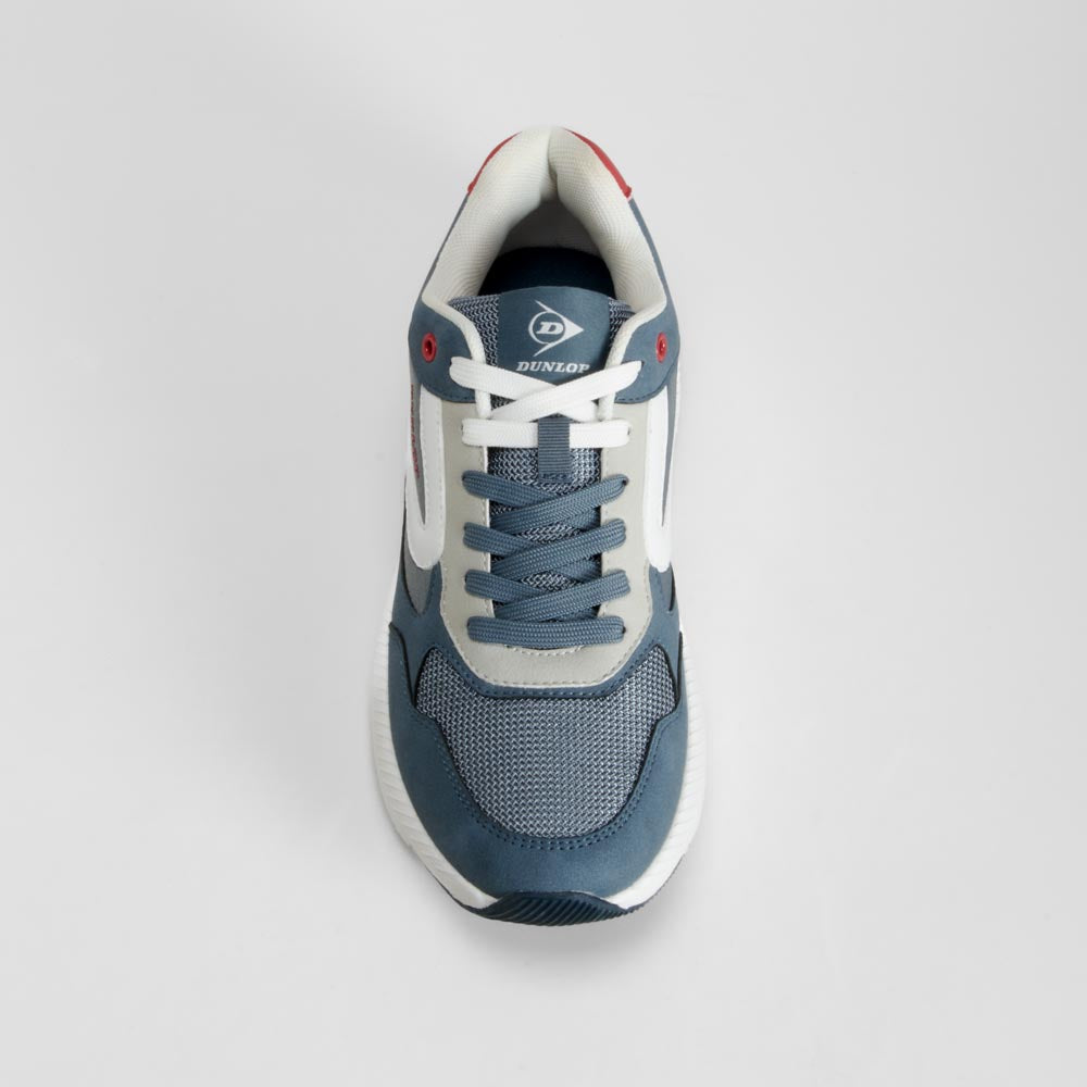 Zapatilla urbana cordones azul DUNLOP
