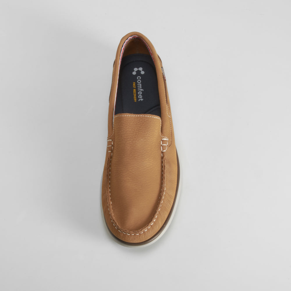 Mocasín beige piel COMFEET