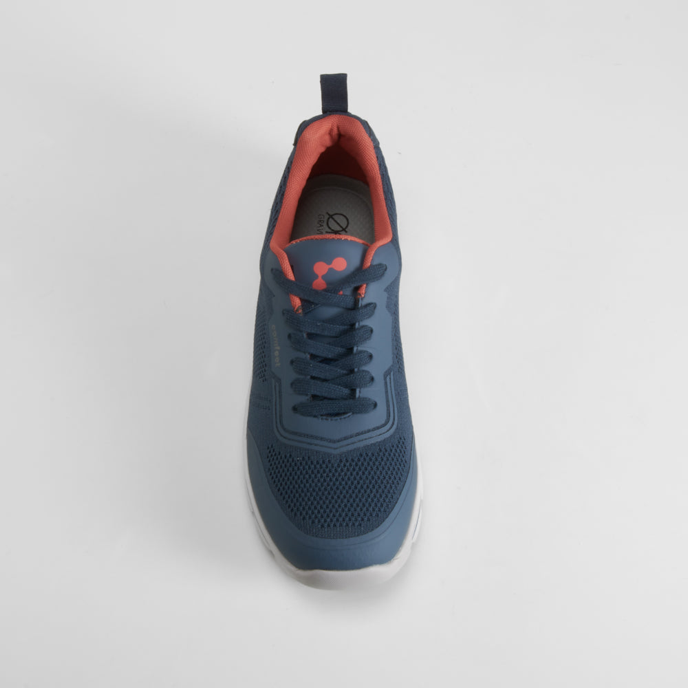 Zapatilla azul deportiva COMFEET