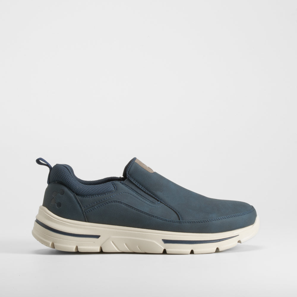 Zapatilla deportiva slip-on azul COMFEET