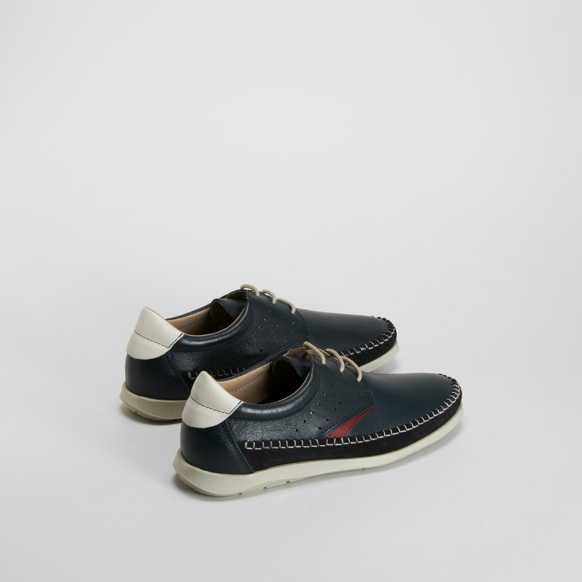 Blucher Kiowa piel azul COMFEET