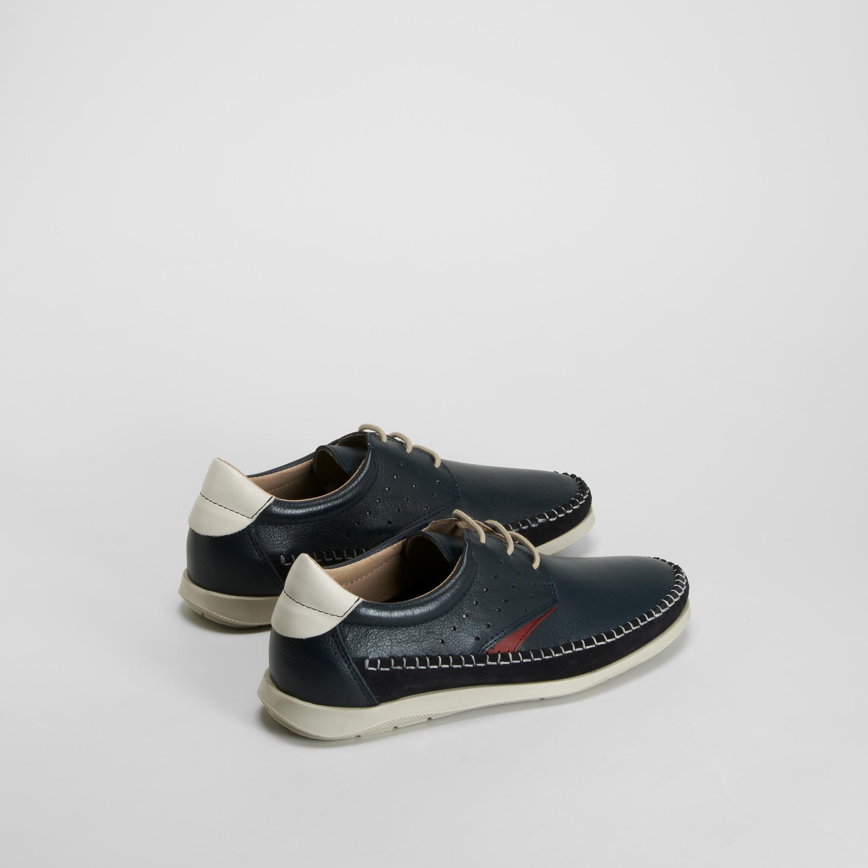 Blucher Kiowa piel azul COMFEET