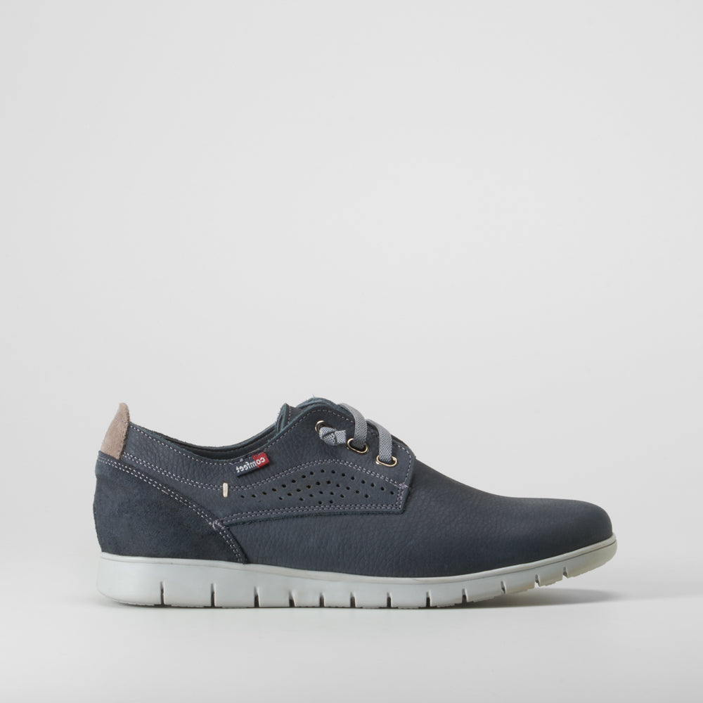 Zapato casual azul piel COMFEET