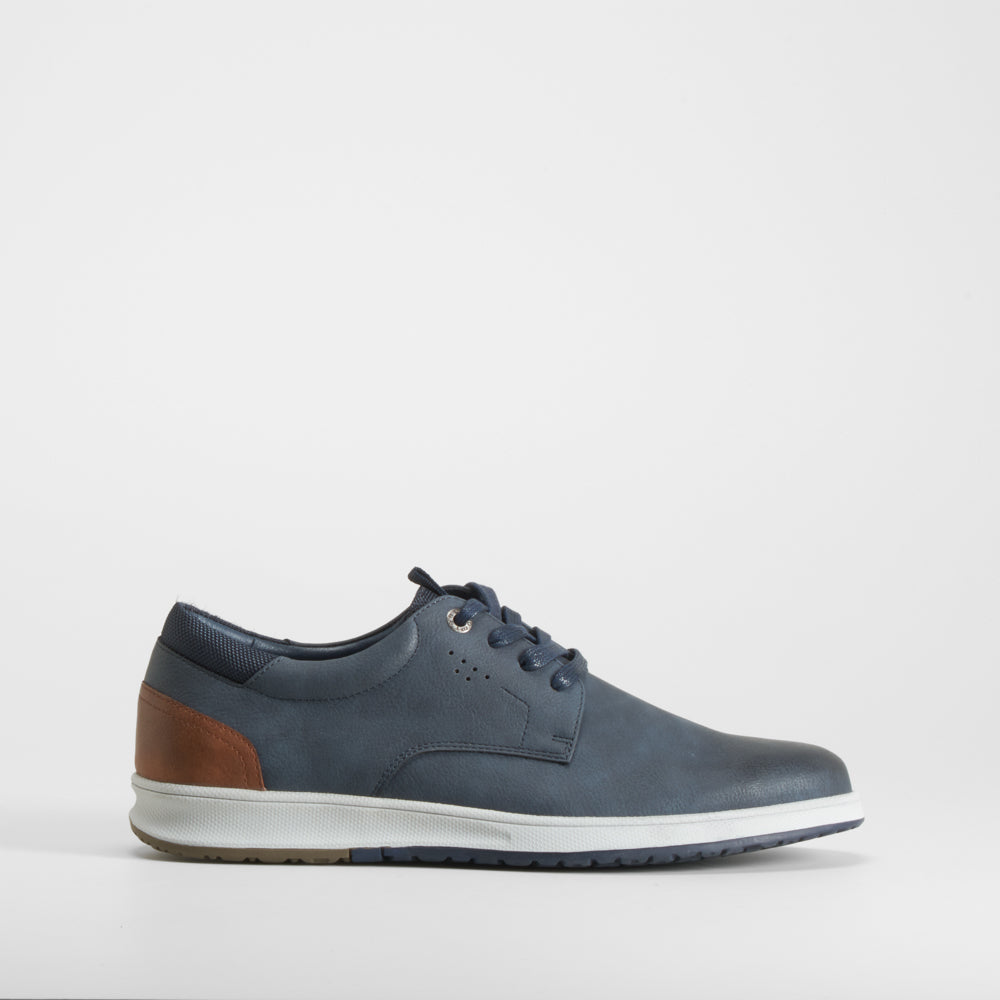 Zapato blucher casual azul COMFEET
