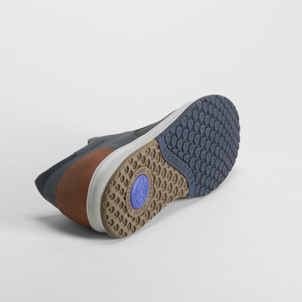 Zapato blucher casual azul COMFEET