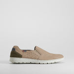 Zapato slip on casual marrón piel COMFEET