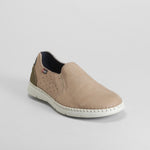 Zapato slip on casual marrón piel COMFEET