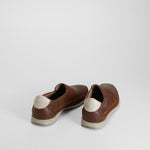 Mocasín slip-on piel marrón COMFEET