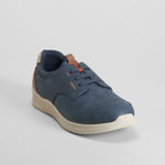Zapatilla casual double fit azul COMFEET