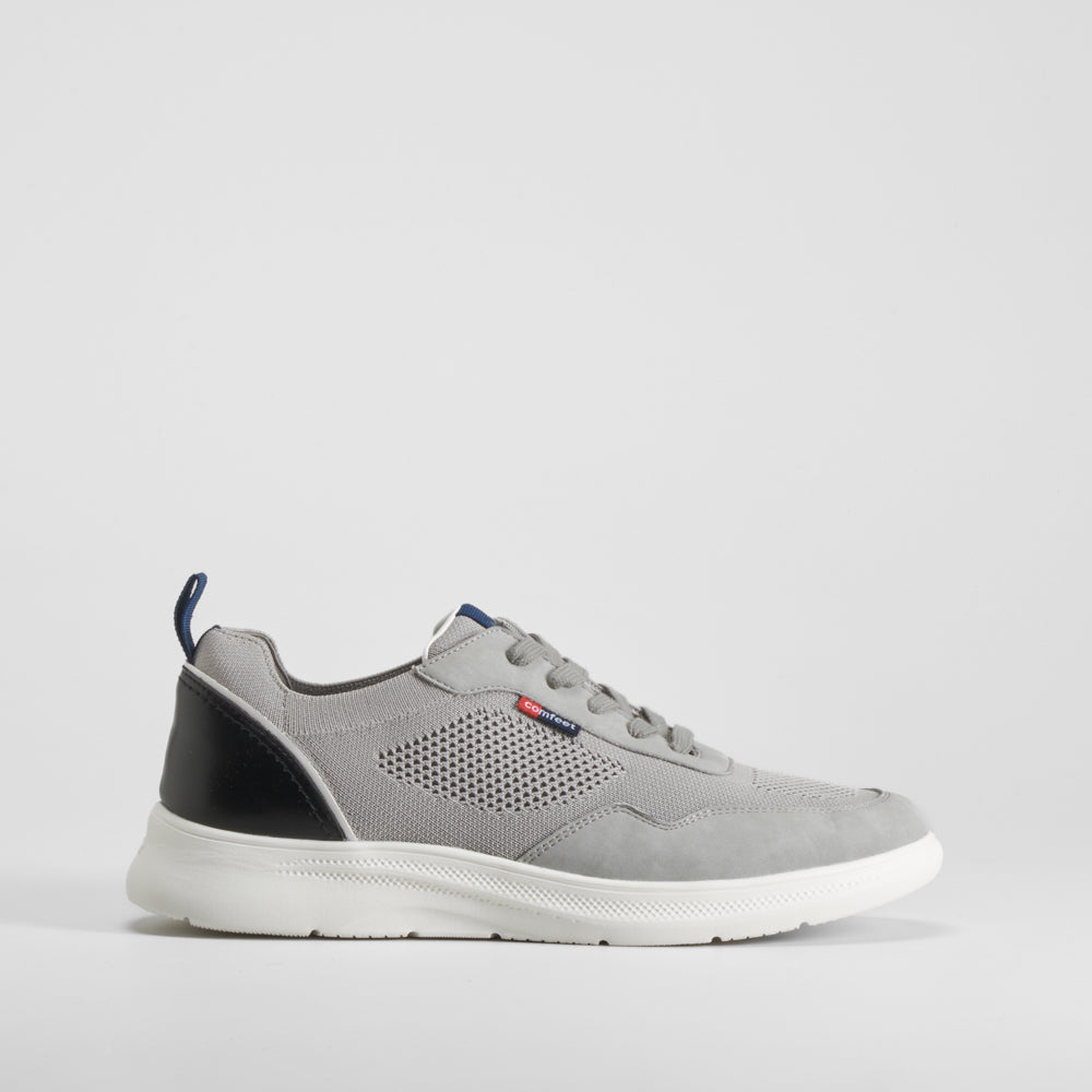 Zapatilla casual malla gris COMFEET