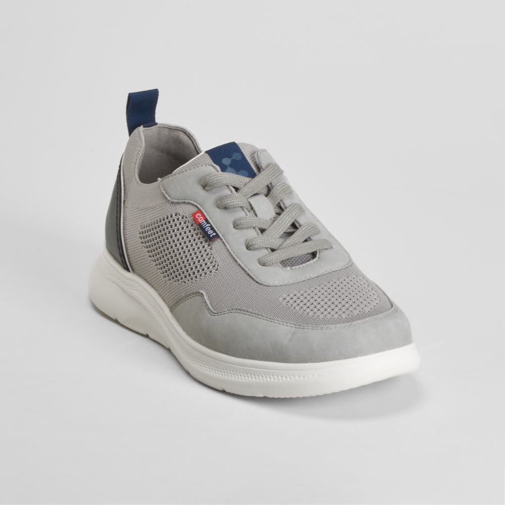 Zapatilla casual malla gris COMFEET