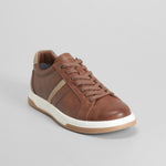 Zapatilla casual marrón detalles beige COMFEET