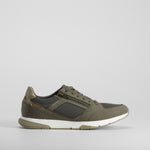 Zapatilla deportiva verde cremallera COMFEET