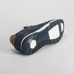 Zapatilla casual cremallera azul COMFEET