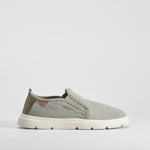 Zapatilla lona slip on verde COMFEET