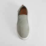 Zapatilla lona slip on verde COMFEET